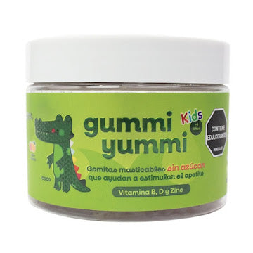 Gomitas infantiles Laagom Gummi Yummi multivitamínicas frasco x 60 und