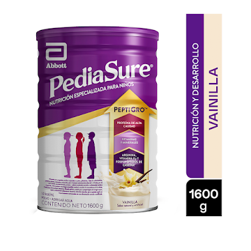Complemento Nutricional Pediasure Peptigro Vainilla Polvo X 1600 Gr