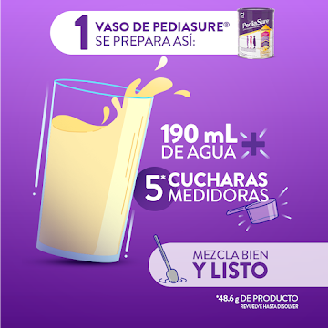 Complemento Nutricional Pediasure Peptigro Vainilla Polvo X 1600 Gr