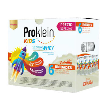 Alimento Nuitricional Proklein Kids Liquido Para Niños Caja X 6 Unidades