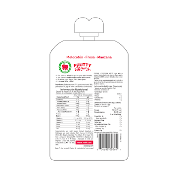Compota Máh Melocotón Fresa Manzana X 90 Gr