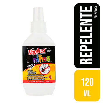 Repelente Nopikex Niños protección 6 horas x 120 mL