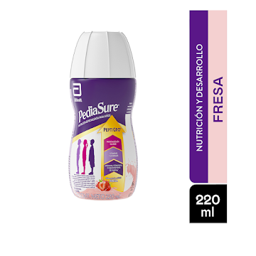 Complemento Nutricional Pediasure Peptigro Fresa Líquido X 220 Ml