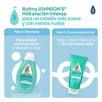 Shampoo Johnson Baby Hidratación Intensa X 400 Ml