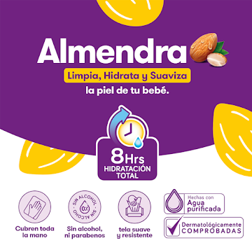 Toallitas Húmedas Pequeñín Almendra Jumbo Pack X 300 Und
