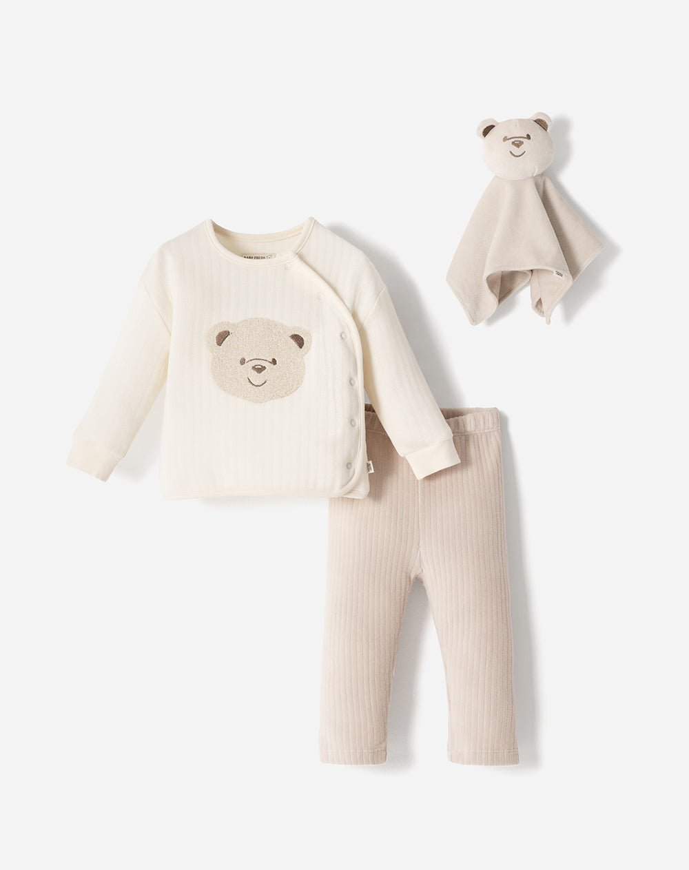 Conjunto Babyfresh con Peluche de Apego para Bebé Niño
