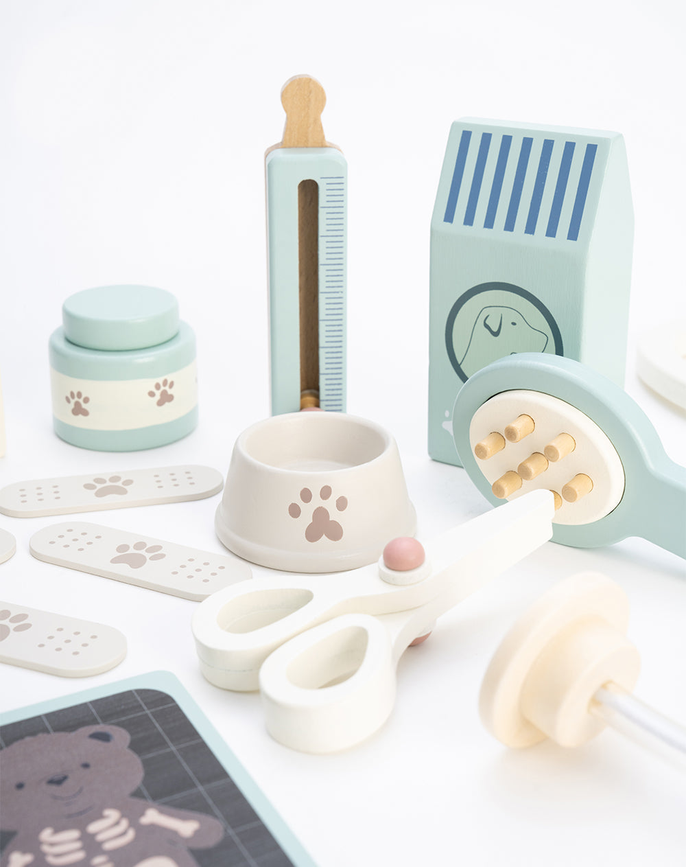 Juguete de Estimulación Set Veterinario Madera Unisex