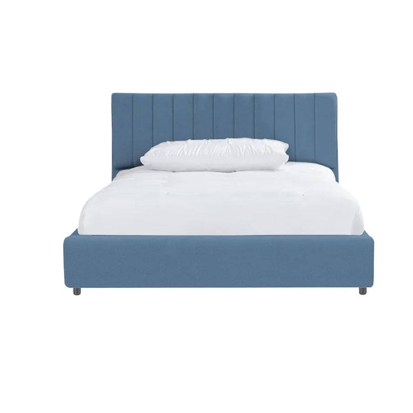 Cama Baul Infantil Doble 140x190x120 + Colchon Pillow Azul