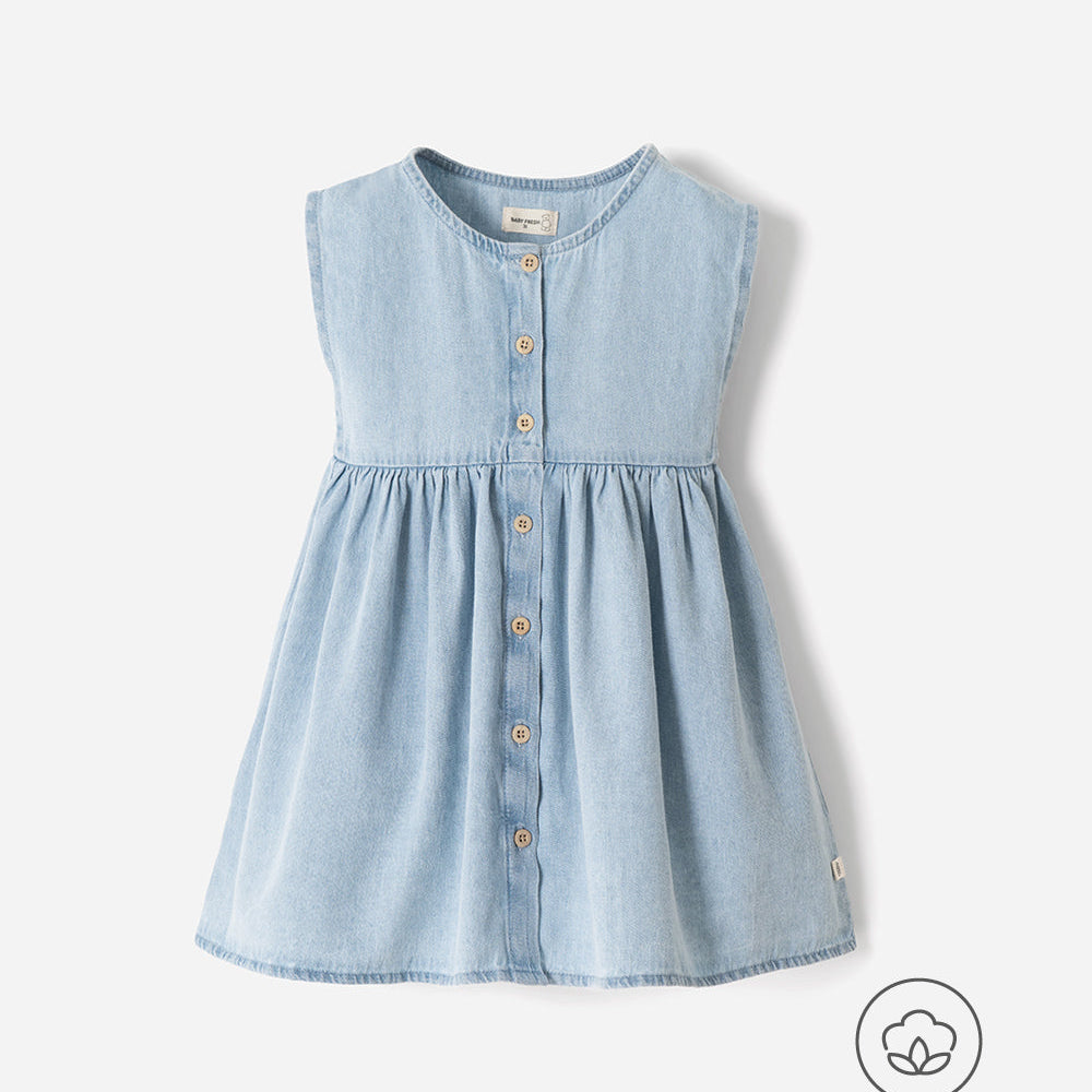 Vestido Babyfresh Midi Índigo para Niña