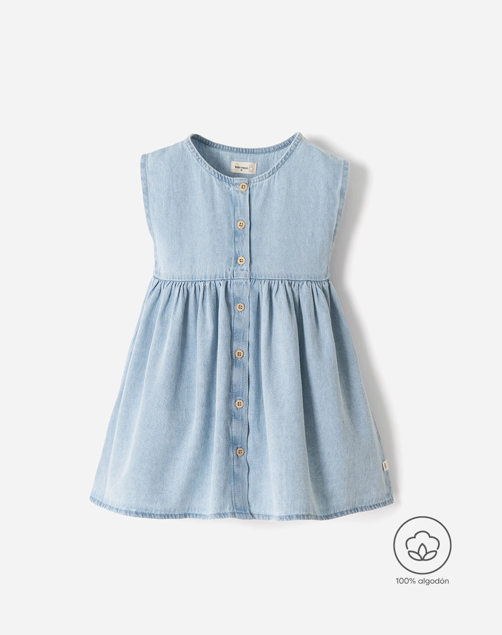 Vestido Babyfresh Midi Índigo para Niña