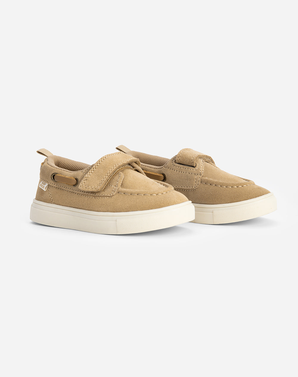 Zapatos Babyfresh Náutico Cuero Café para Niño