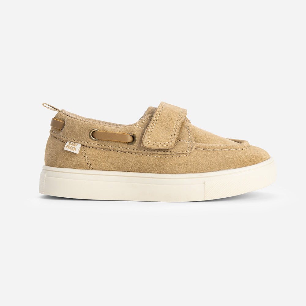 Zapatos Babyfresh Náutico Cuero Café para Niño