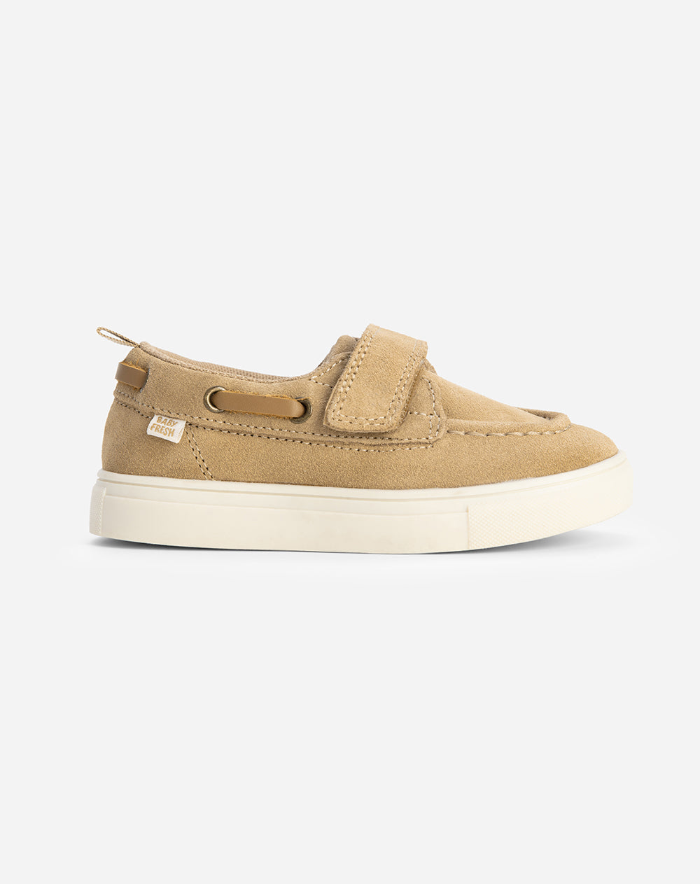 Zapatos Babyfresh Náutico Cuero Café para Niño