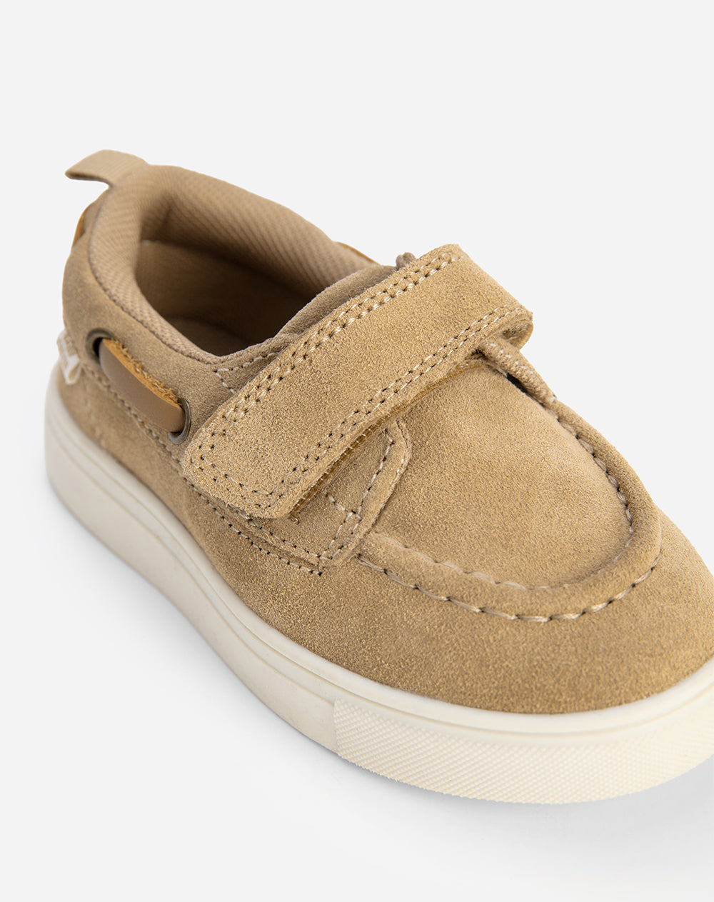 Zapatos Babyfresh Náutico Cuero Café para Niño