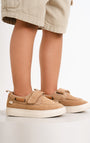 Zapatos Babyfresh Náutico Cuero Café para Niño