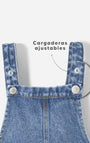 Overol Babyfresh Largo Denim Índigo Medio Unisex para Niños