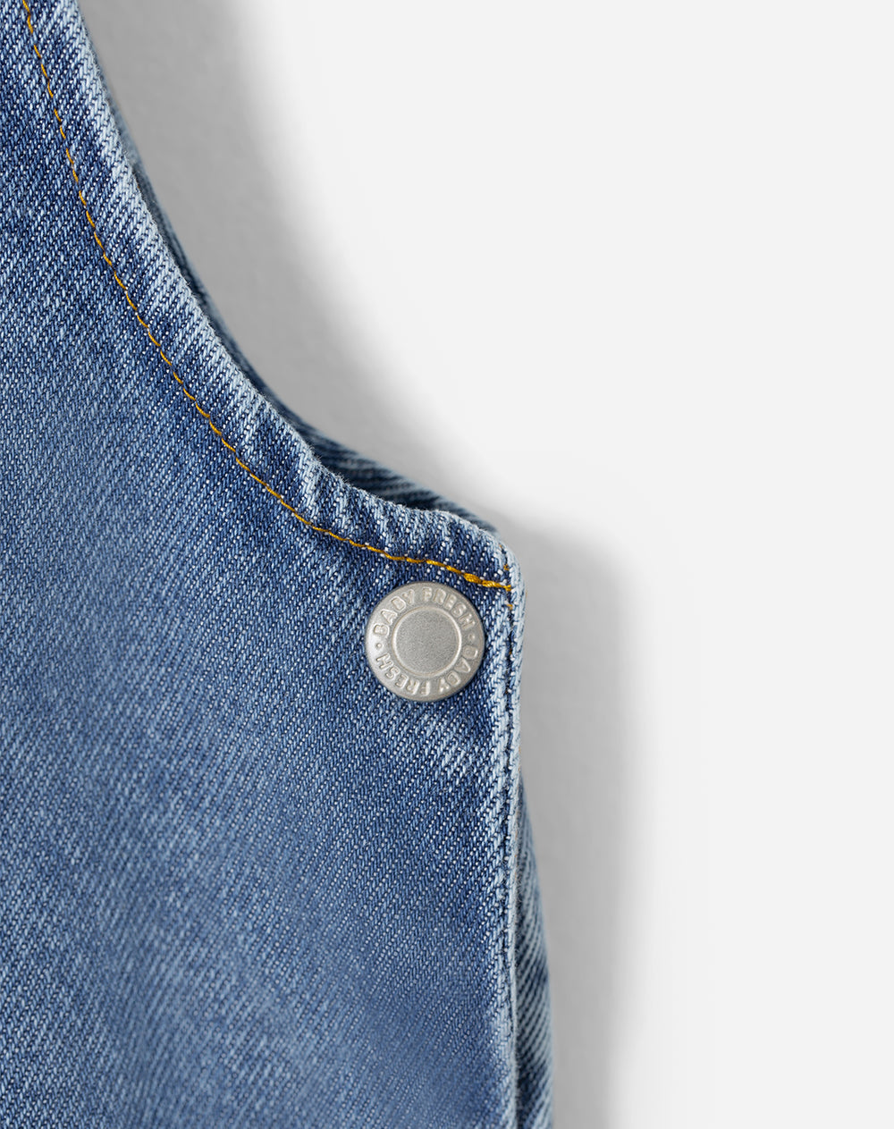 Overol Babyfresh Largo Denim Índigo Medio Unisex para Niños